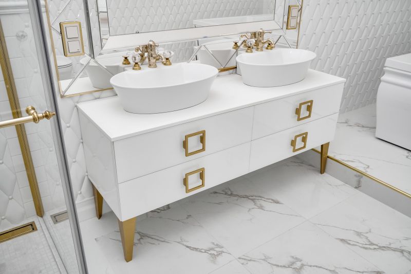 Vanity Area with Double Sinks